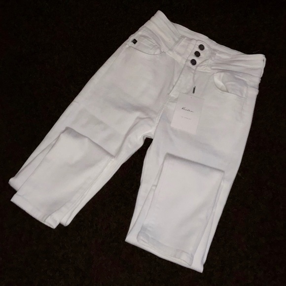 White High Rise Skinny Kancan Jeans - Picture 2 of 2